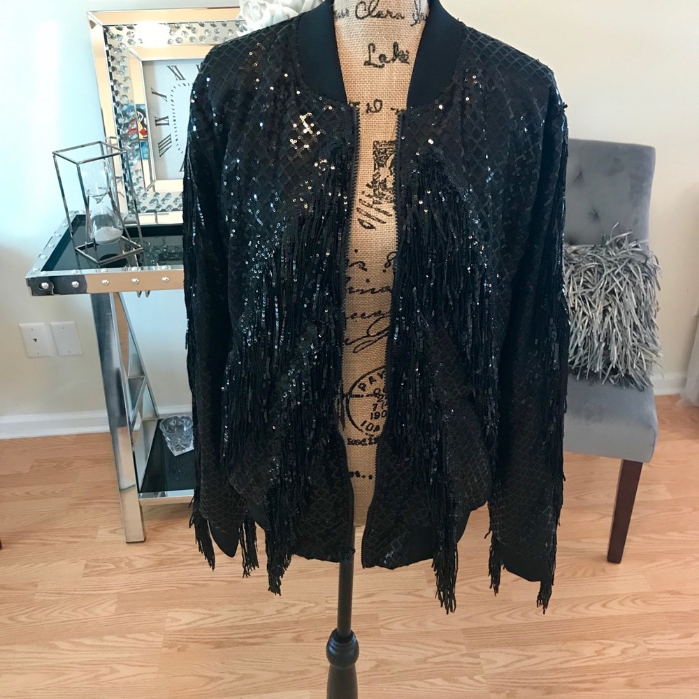 Custom Made Sequined Jacket - image 8